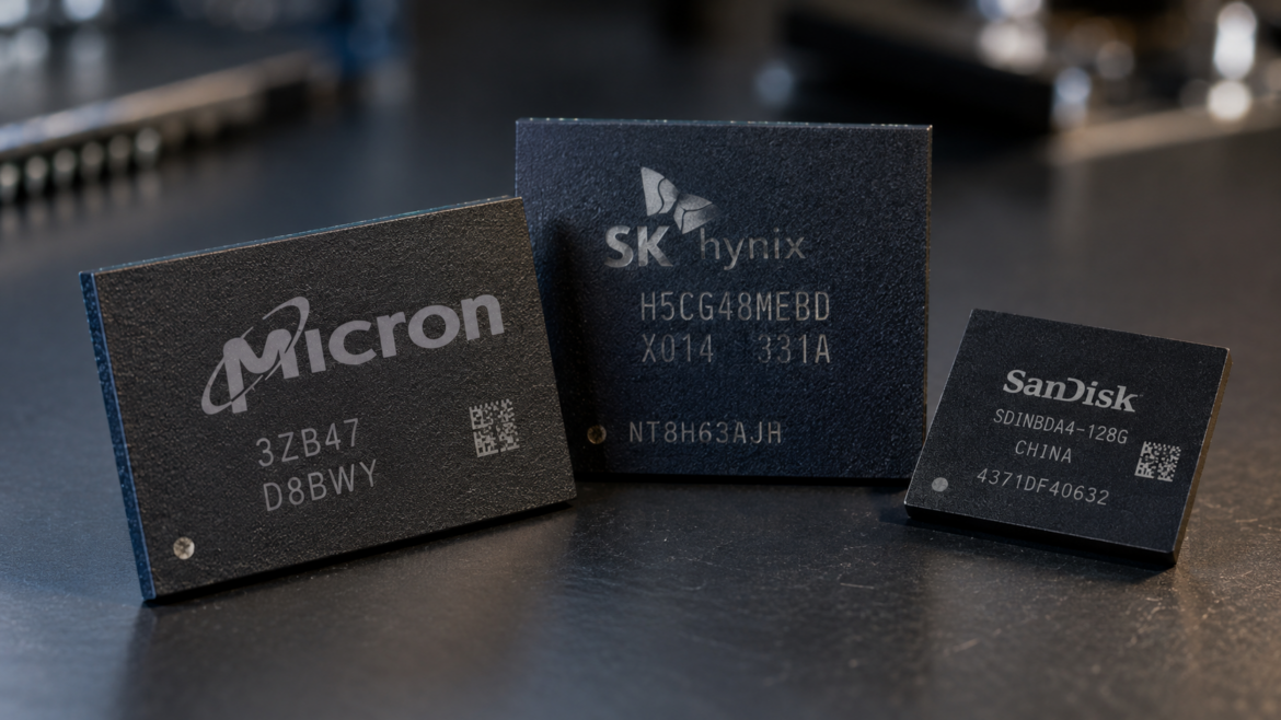 Why are Micron, SK Hynix, and SanDisk stocks climbing on Friday?
